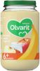Olvarit Banaan Appel Yoghurt fruithapje voor baby's vanaf 6+ maanden 6x200 gram babyvoeding in een fruitpotje online kopen