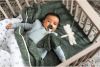 Noppies Baby Comfort Blooming Clover reversible baby wiegdeken 75x100 cm Beetle online kopen