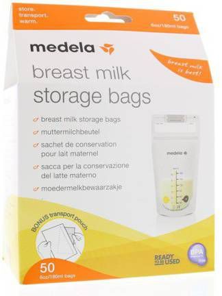 Medela moedermelkbewaarzakjes 180 ml (50 stuks) online kopen