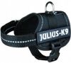 Julius-K9 Julius K9 Powerharness Zwart Hondenharnas 26 36x1.8 cm online kopen