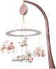 Done by Deer Baby Accessoires Musical Mirror Mobile Sleepy Roze online kopen